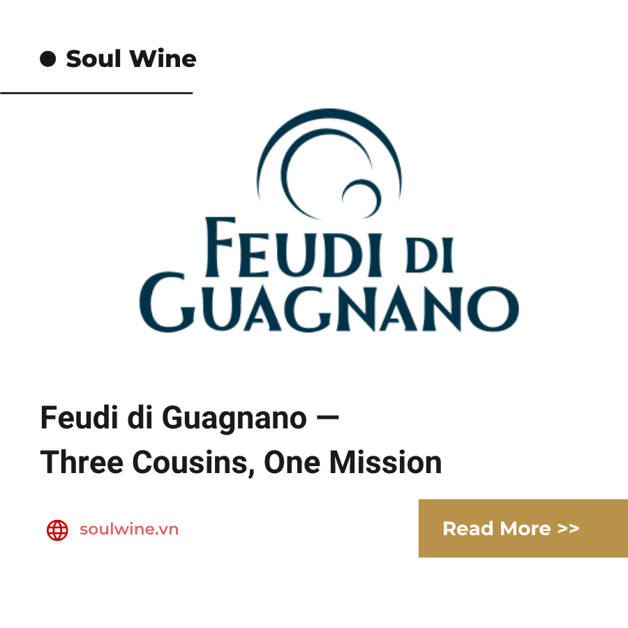 Feudi di Guagnano — Three Friends, One Mission
